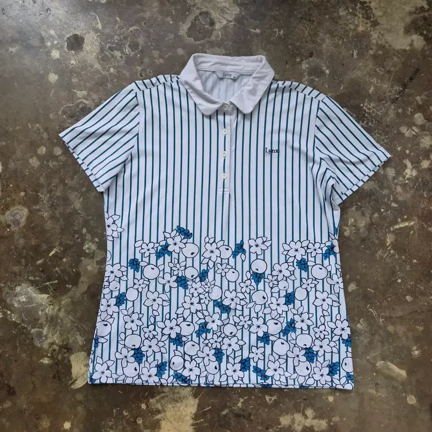 [BUNJANG] Lynx Golf Women's Short Sleeve Polo Shirt / 100) 링스 골프 반팔 카라티 카라티셔츠 여성 골프웨어 골프 의류