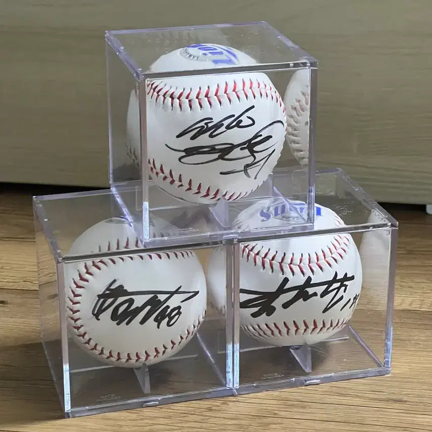 [BUNJANG] Samsung Lions Autographed Baseball Bundle Set / 삼성라이온즈 싸인볼 (로고볼) 일괄 판매