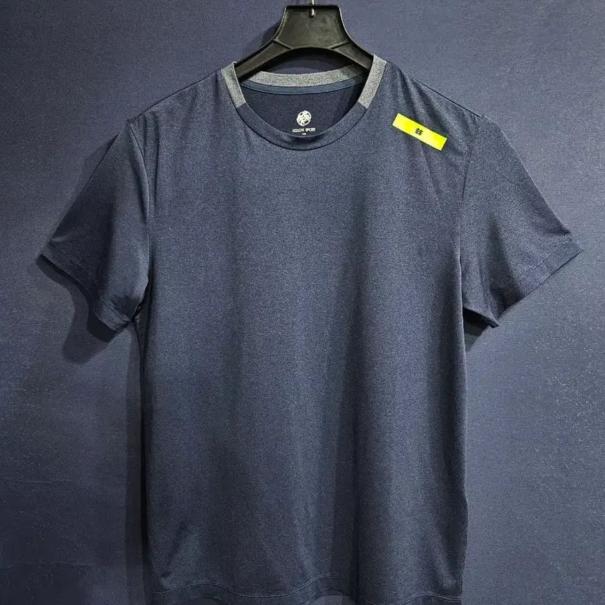 [BUNJANG] KOLON SPORT Navy Men's Slim Fit 100 Cooling Short-Sleeve T-Shirt / 코오롱스포츠 네이비 남성 슬림핏 100 냉감 반팔티