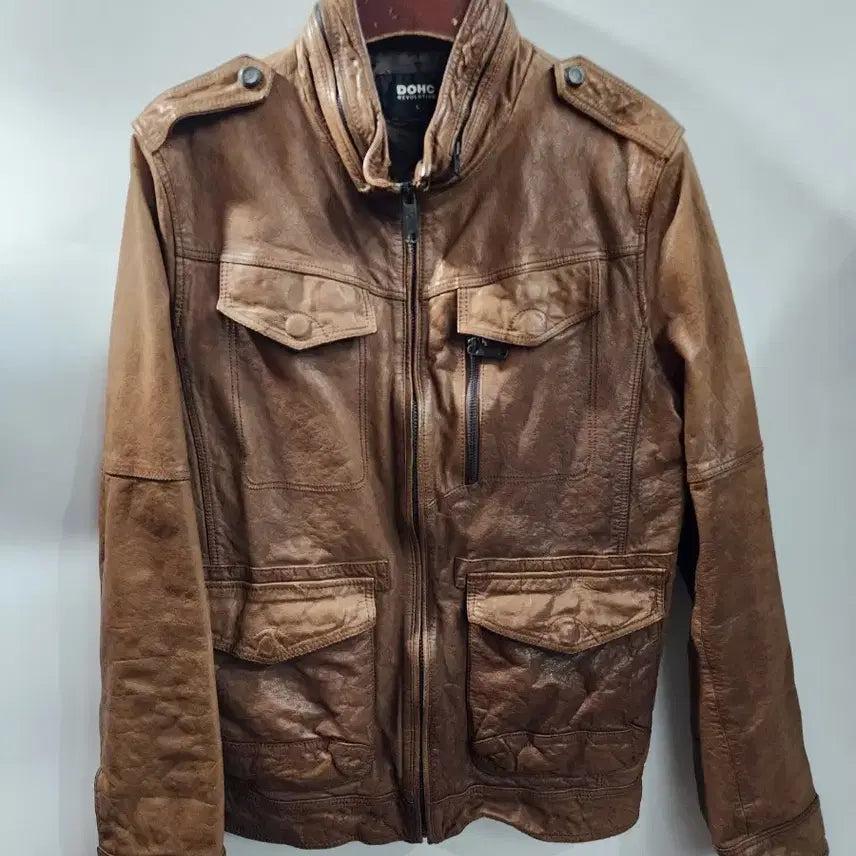 [BUNJANG] DOHC Leather Jacket Brown / (100) DOHC 레더 자켓 브라운