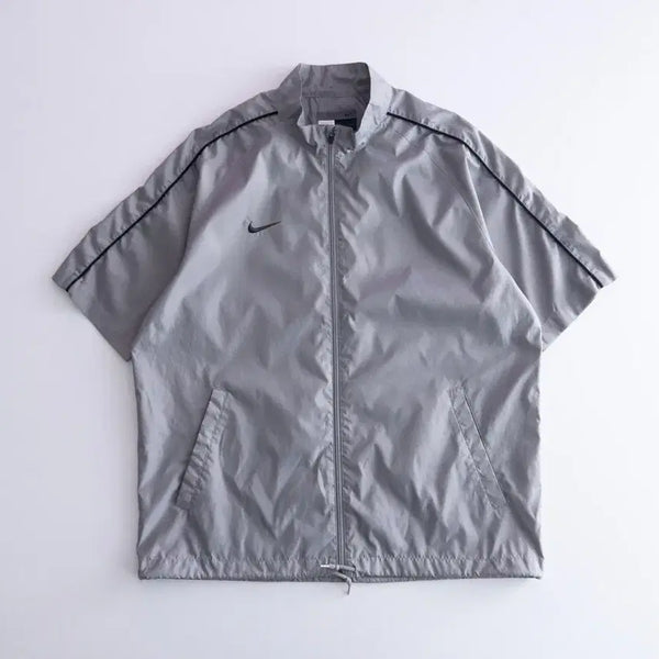 [BUNJANG] Nike Back Logo Short-Sleeve Windbreaker (M) / 나이키 백로고 반팔 바람막이 M