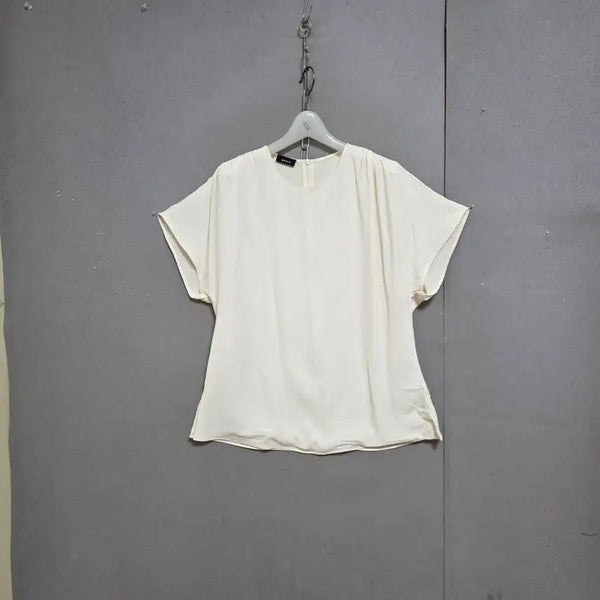 [BUNJANG] Acris Punto Silk Blend Blouse - Size 40F (Ivory) / 아크리스푼토 실크함유 블라우스 F40  n7611