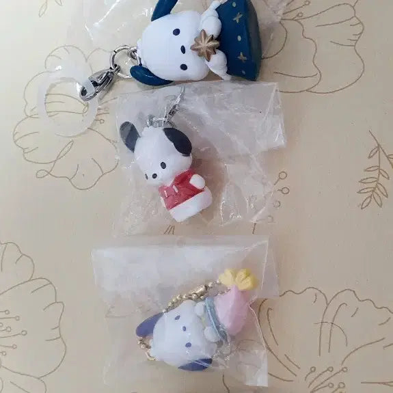 [BUNJANG] Pochacco Mezushi Keyring Set / 포차코 메지루시 키링 세트