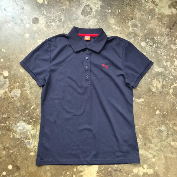 [BUNJANG] Puma Functional Fabric Short Sleeve Polo Shirt / L) 푸마 기능성 원단 반팔 카라티 카라티셔츠