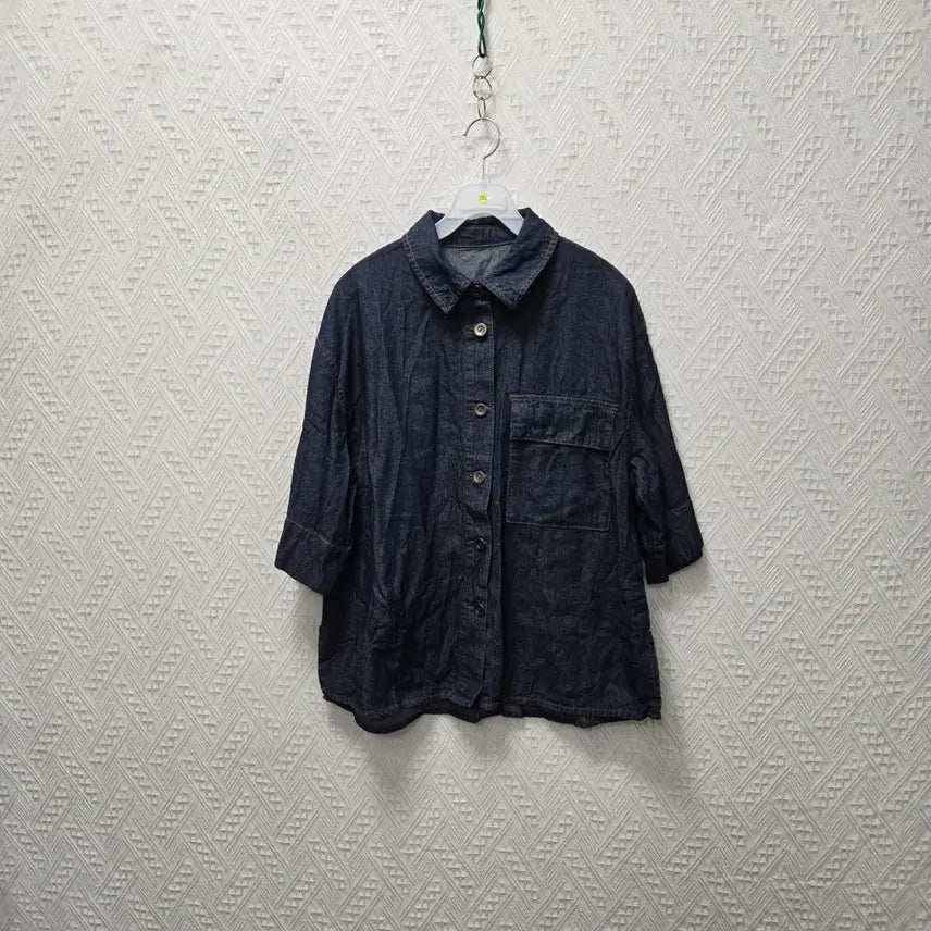 [BUNJANG] J285 Vintage Denim Shirt / J285 여성 데님 셔츠 구77