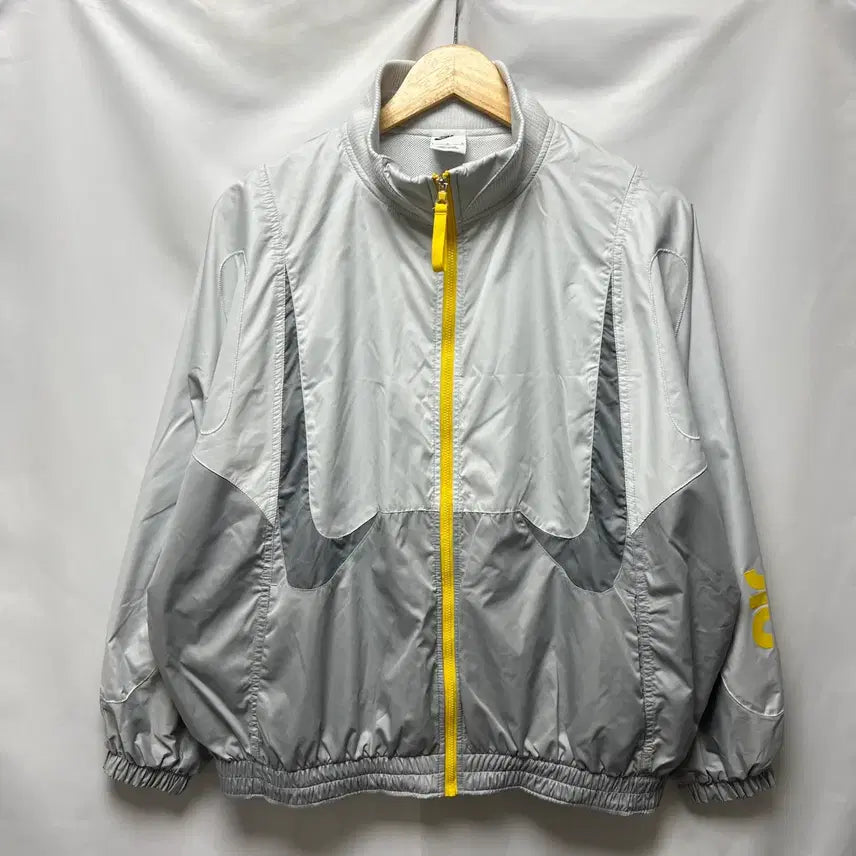 [BUNJANG] Nike Sportswear Swoosh Woven Jacket Women's L / [정품/우먼스L] 나이키 스포츠웨어 스우시 그레이 여성용 바람막이