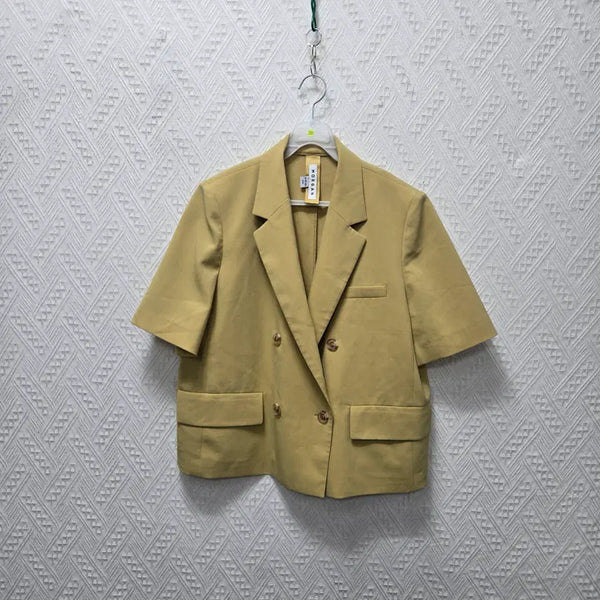 [BUNJANG] Women's Half-Sleeve Jacket Size 77 / J293 여성 반팔 자켓 77