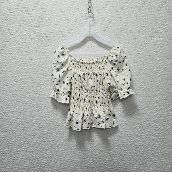 [BUNJANG] Women's Cropped Blouse / J296 여성 크롭 블라우스