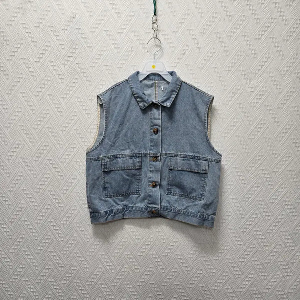 [BUNJANG] Women's Denim Vest / K1 여성 데님 조끼