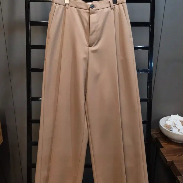 [BUNJANG] FACADE PATTERN Wool Blend Wide Slacks Beige / M 파사드패턴 울혼방 와이드 슬랙스 베이지 6.5