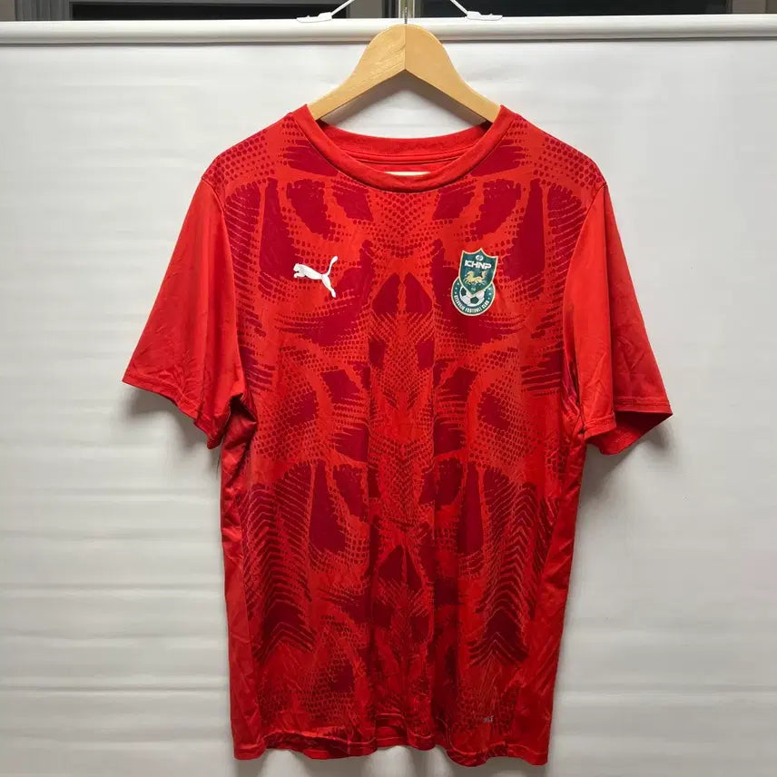 [BUNJANG] Puma Kyeongju KHNP K3 Training Red Uniform XL / [정품/XL] 푸마 경주한수원 K3 트레이닝 레드 유니폼
