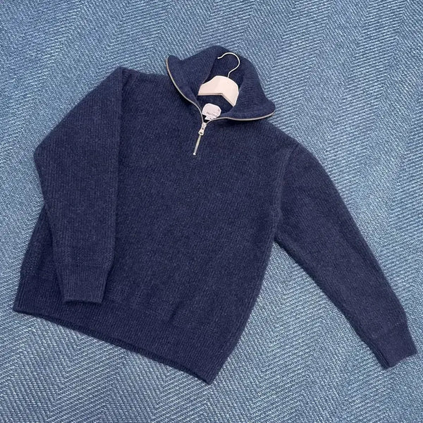 [BUNJANG] Holysun Half-Zip Knit (Women's M) / [실측여성M] 홀리선 반집업 니트 만원샵