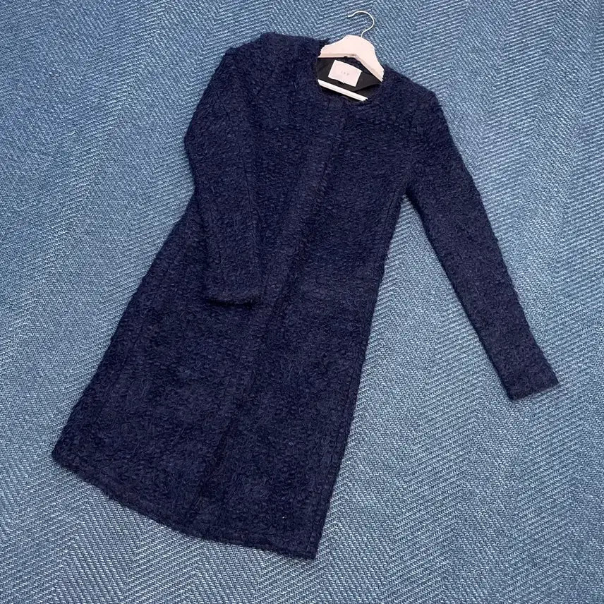 [BUNJANG] IRO Women's Size 34 Bukle (Fleece) Collarless Coat / [여성34] 이로 IRO 논카라 부클 코트 만원샵