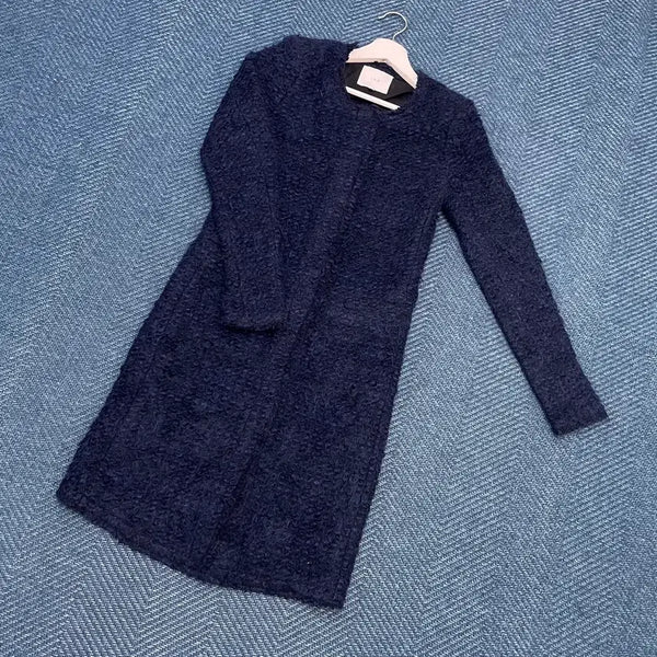 [BUNJANG] IRO Women's Size 34 Bukle (Fleece) Collarless Coat / [여성34] 이로 IRO 논카라 부클 코트 만원샵