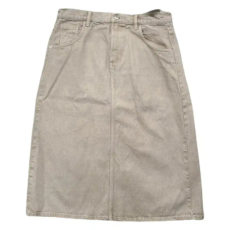 [BUNJANG] Zara Beige Casual Skirt XL / 자라 베이지 캐주얼 스커트 XL