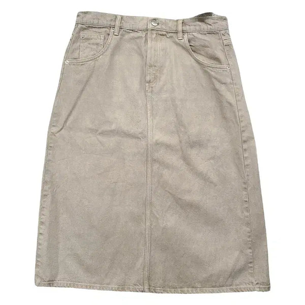 [BUNJANG] Zara Beige Casual Skirt XL / 자라 베이지 캐주얼 스커트 XL