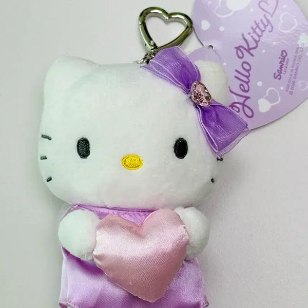 [BUNJANG] Sanrio Hello Kitty Fairy Purple 13cm Plush Keychain / 산리오 헬로키티 요정 퍼플 13cm 인형 키링 새상품 정품