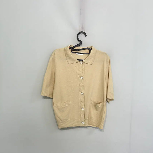 [BUNJANG] SJSJ 21SS Short-Sleeve Knit Cardigan / SJSJ 21SS 반팔 니트 가디건 90