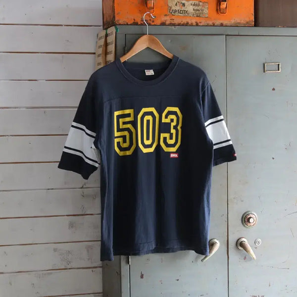 [BUNJANG] 90's Edwin 503 T-Shirt / (착용컷) 90's EDWIN 503 반팔 티셔츠 (남성용 100)