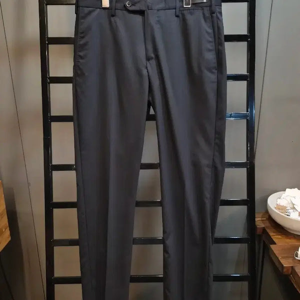 [BUNJANG] PT01 Navy Wool Slacks Slim Straight Fit Trousers / [48] PT01 네이비 울 슬랙스 정장바지 12.9