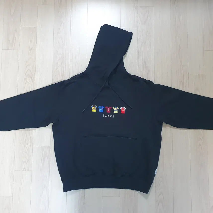 [BUNJANG] Art of Football Arsenal Embroidered Classic Hoodie Black L / Art of Football 아스날 자수 클래식 후드티 후디 / 블랙 L