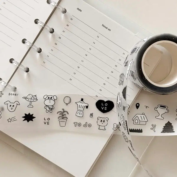 [BUNJANG] Afternoon Tea Kiss Cut Sticker Set / 다꾸 애프터눈치 키스컷 띵 소분 판매합니다.