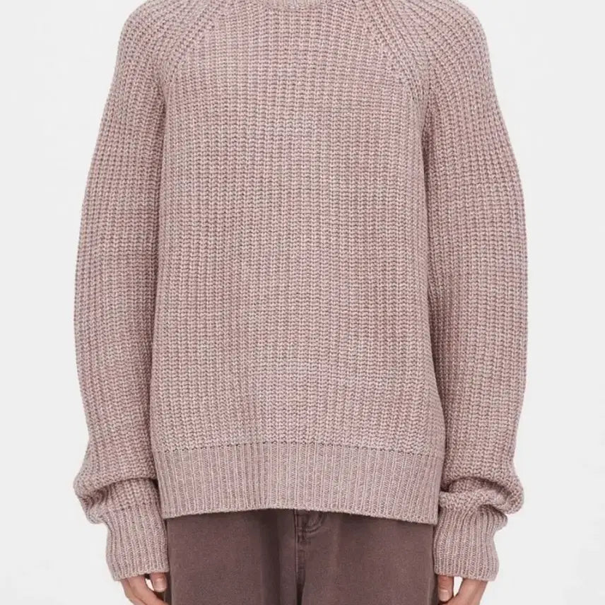 [BUNJANG] After Pray Intarsia Knit Pink M / 애프터프레이 인타르시아 니트 핑크 M사이즈