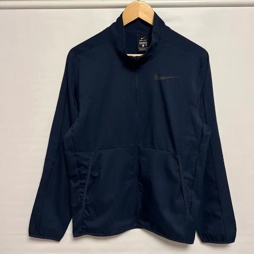 [BUNJANG] Nike Swoosh Dri-FIT Woven Windbreaker Navy / [정품/S] 나이키 스우시 드라이핏 네이비 우븐 바람막이