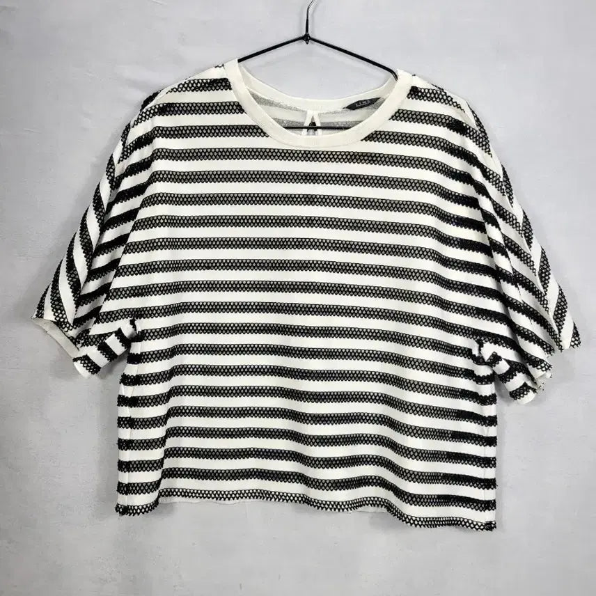 [BUNJANG] TIME Striped Long-Sleeve T-Shirt / TIME 줄무늬 티셔츠