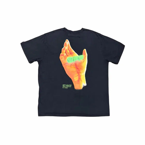 [BUNJANG] Off-White Hand Logo Oversized T-Shirt (L) / 오프화이트 핸드 로고 반팔 티셔츠 (오버핏 L)