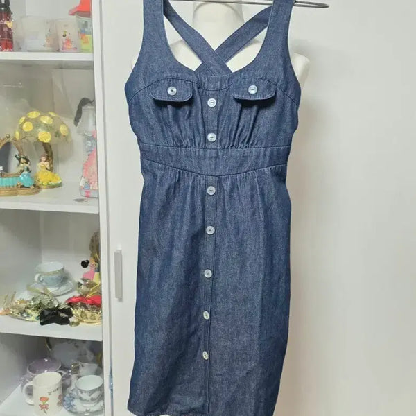 [BUNJANG] American Brand Denim Dress XS / 미국브랜드 데님 원피스 55