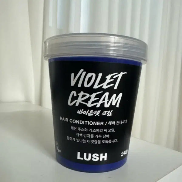 [BUNJANG] Lush Violet Cream Hair Conditioner 240g / 러쉬 바이올렛 크림 헤어 컨디셔너