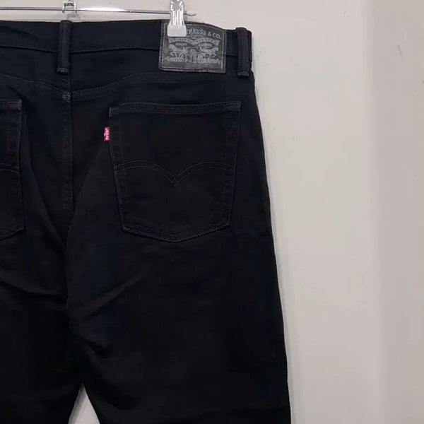 [BUNJANG] Levi's Paper Tag Regular Fit Black Denim Pants / 리바이스 페이퍼택 레귤러핏 흑청 데님팬츠