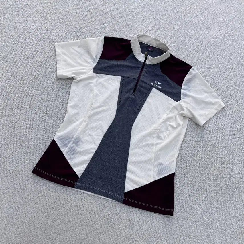 [BUNJANG] Eider Women's Functional Half-Zip Short Sleeve T-Shirt XL / XL 아이더 여성 기능성 반집업 반팔 티셔츠 0630E2