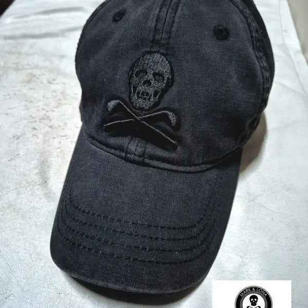 [BUNJANG] Mark &ロナ Washable Embroidered Skull Logo Ball Cap / 마크앤로나 워셔블 자수스컬로고 볼캡 남여공용 M