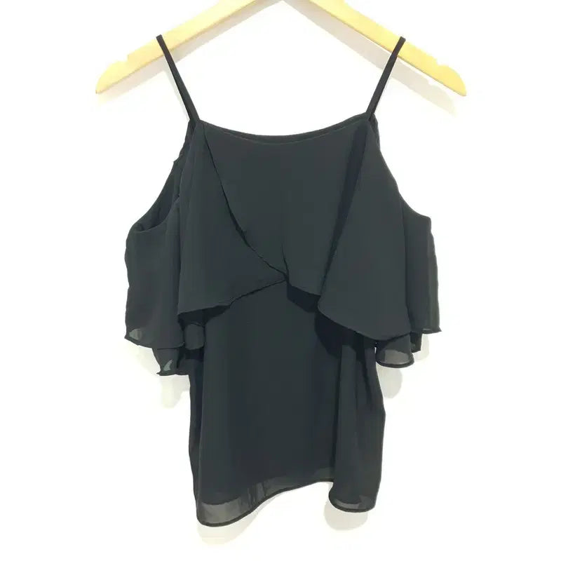 [BUNJANG] Off-Shoulder Strap Blouse / 오프숄더 스트랩 블라우스 F_S1753