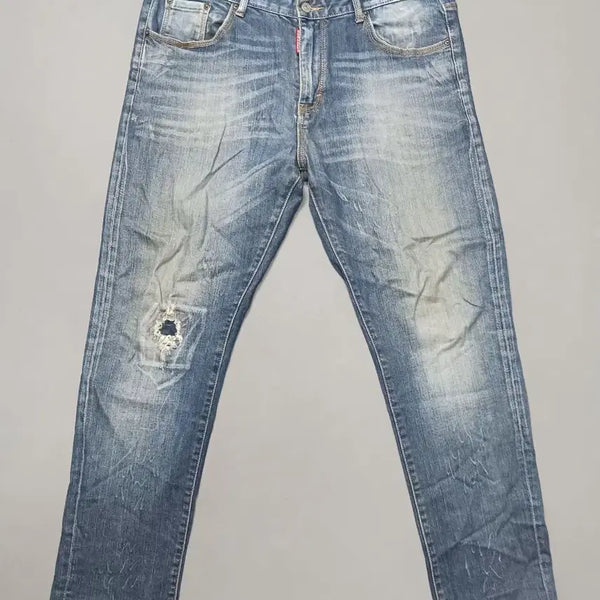 [BUNJANG] Dsquared2 Scratch Wash Slim Fit Jeans / [36] 디스퀘어드2 스크래치 워싱 슬림진 청바지