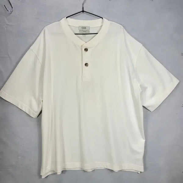 [BUNJANG] COS Basic Short Sleeve T-Shirt White / COS 코스 반팔 티셔츠 흰색