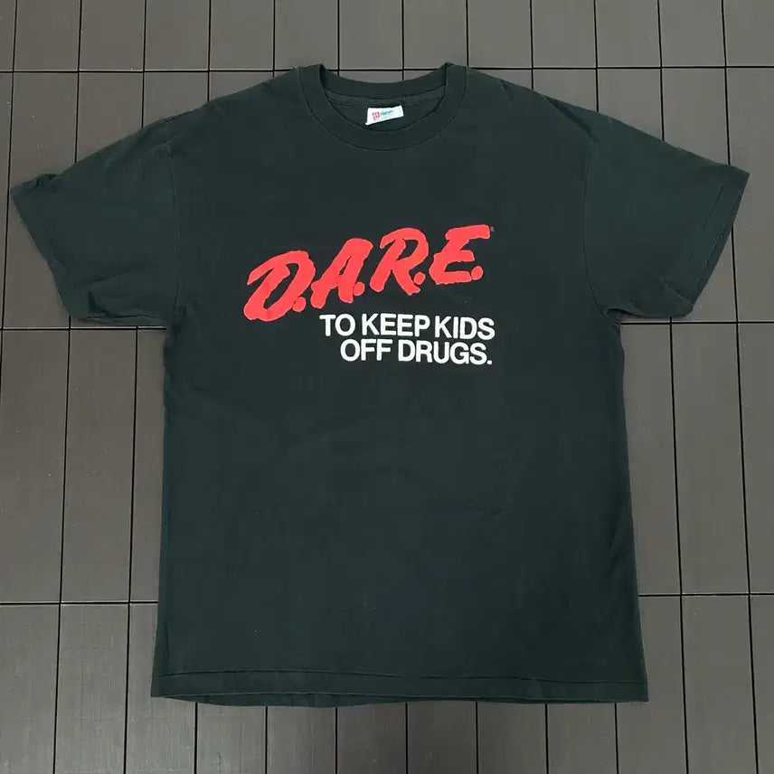 [BUNJANG] 90s Vintage DARE T-Shirt / (L) 90s 빈티지 DARE 티셔츠