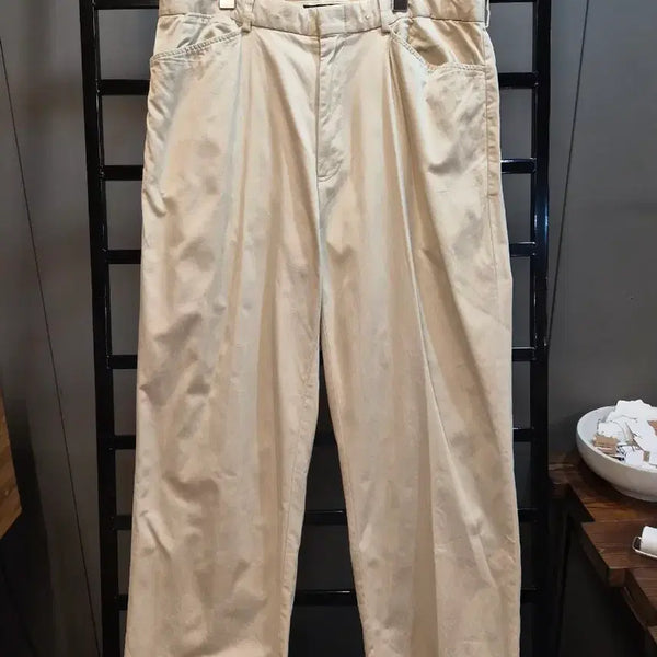 [BUNJANG] Polo Ralph Lauren Vintage Ivory Wide Chino Pants / [36-36] 폴로 랄프로렌 빈티지 아이보리 와이드 치노 6.9