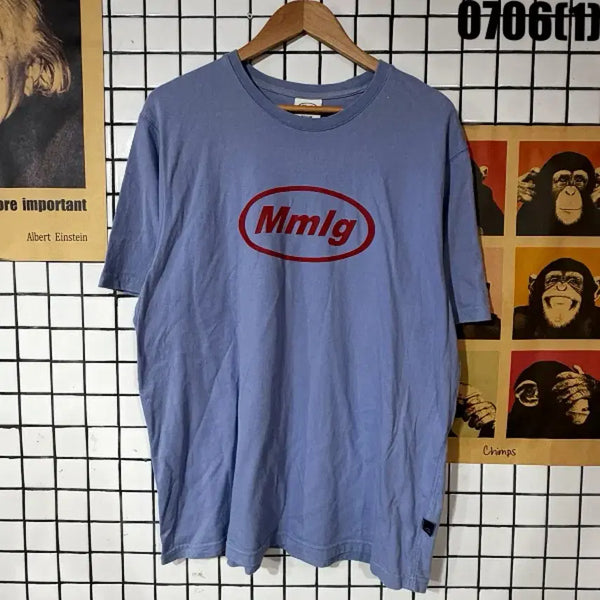 [BUNJANG] Mmlg Short Sleeve T-Shirt Blue Size M / 8090 Mmlg 반팔 티셔츠 블루 M