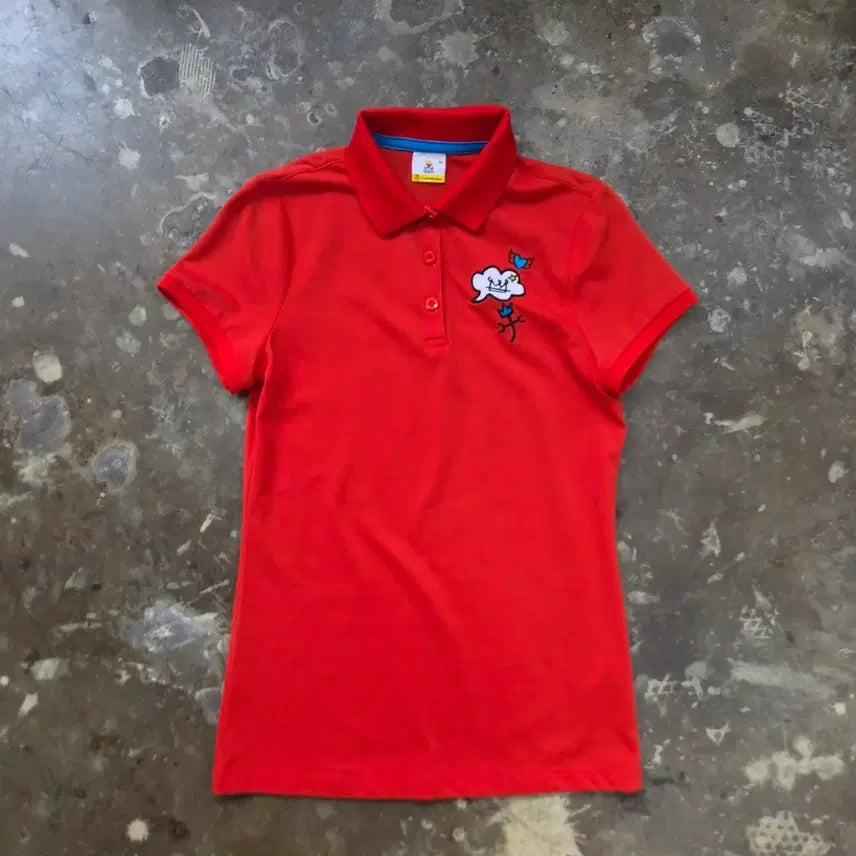 [BUNJANG] Castelbajac Women's Golf Short-Sleeve Polo Shirt / S) 까스텔바작 골프 반팔 카라티 카라티셔츠 여성 골프웨어 골프의류