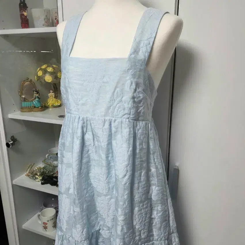 [BUNJANG] Amanda Uprichard Sleeveless Jacquard Midi Dress / Amanda Uprichard 아만다 나시 자카드 미디 원피스
