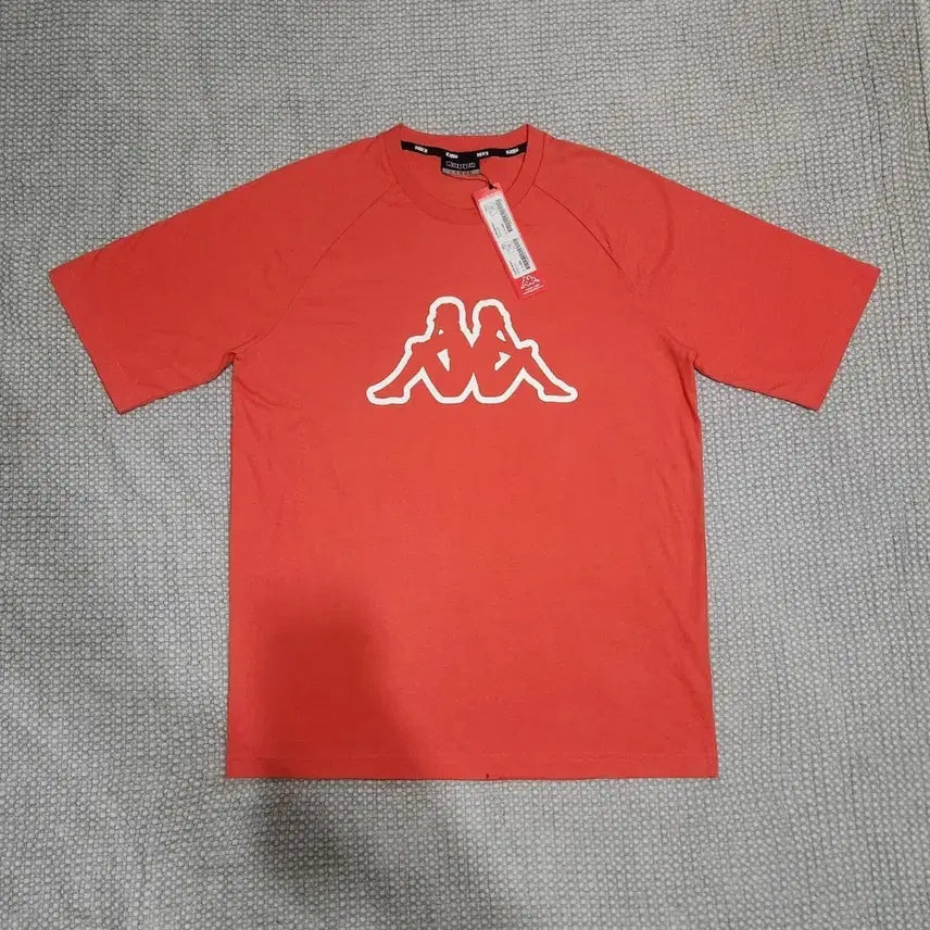 [BUNJANG] Kappa Raglan Short Sleeve T-Shirt Red Orange XL / 카파 나그랑 반팔 티셔츠 레드오렌지 L