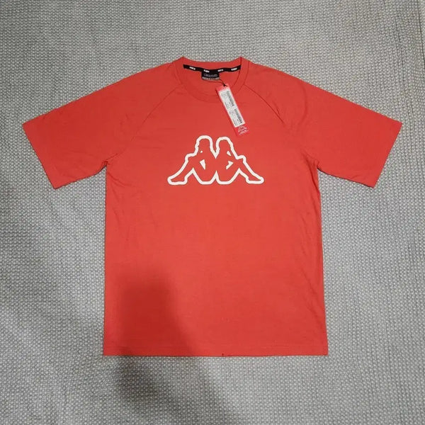 [BUNJANG] Kappa Raglan Short Sleeve T-Shirt Red Orange XL / 카파 나그랑 반팔 티셔츠 레드오렌지 L