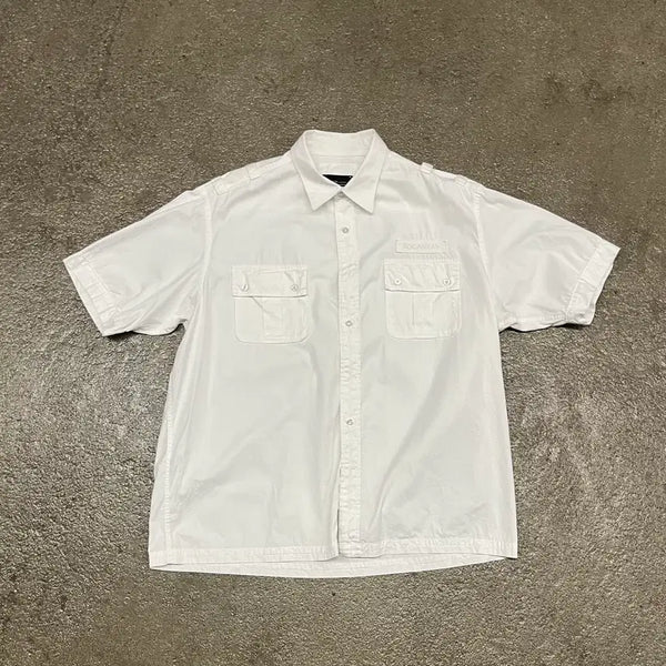 [BUNJANG] Rocawear 00s Two-Pocket Cotton Half Shirt / 00s 로카웨어 하프 셔츠 (110)