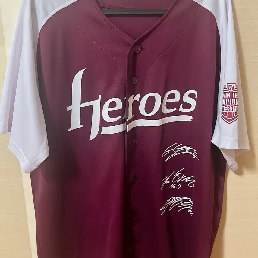 [BUNJANG] Kiwoom Heroes 2019 Postseason Baseball Jersey XL (No Player Marking) / 키움히어로즈 가을 유니폼 판매합니다 105xl 노마킹