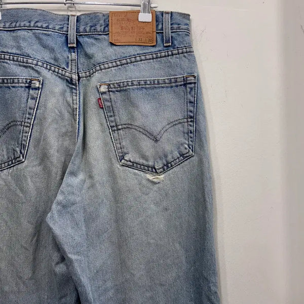 [BUNJANG] Levi's 550 00s Relaxed Fit Light Wash Denim Pants / 리바이스 550 00s 릴렉스핏 연청 데님팬츠