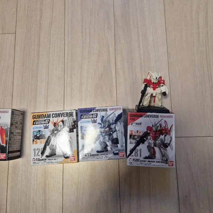 [BUNJANG] Gundam Converge Amuro's Mobile Suits 3-Type Set / 건담 컨버지 피규어 아무로 기체 3종 세트
