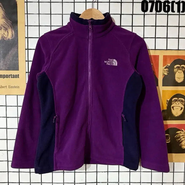 [BUNJANG] The North Face Fleece Zip-Up Jacket Purple Medium / 노스페이스 플리스 집업 퍼플 M